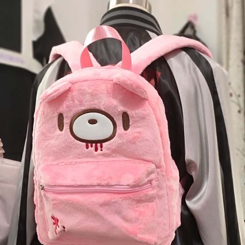 Gloomy Bear Cute Backpack Pink - Fashion Backpack Women recension och pris