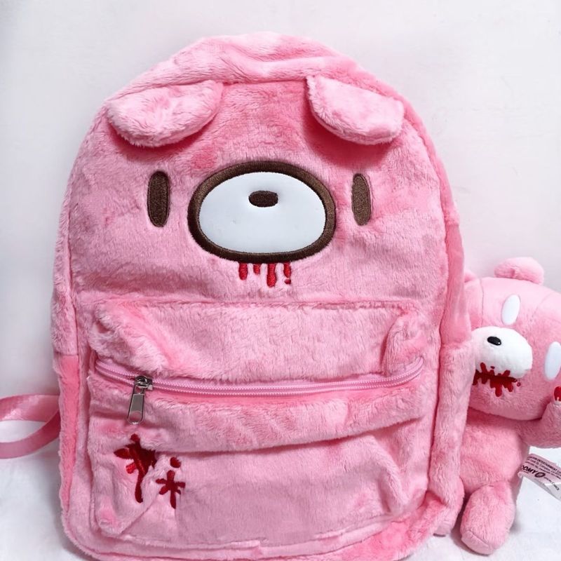 Gloomy Bear Cute Backpack Pink - Fashion Backpack Women recension och pris